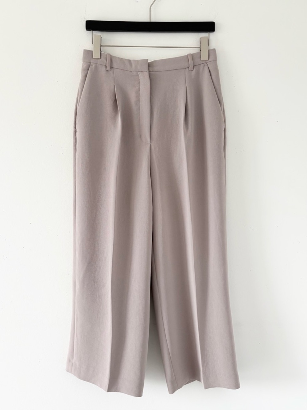 Aritzia Wilfred Cropped Pleated Trousers